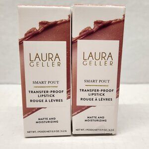 Laura Geller Smart Pout Transfer-Proof Lipstick Brilliant 2 Pack
